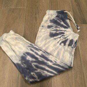Ocean Drive Girls Blue Tie-Dye Sweat Pants Size S